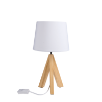 Tischlampe aus Holz