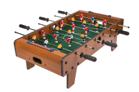 Tischfußball aus Holz mit Beinen