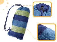 Hängematte 200 x 100 verstärkt blau + Montagesatz