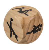 Holzwürfel Kama Sutra 6 x 6 cm