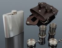 Edelstahlflasche XXL 540 ml + Stanzen