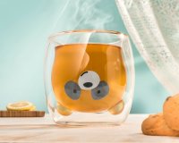 Doppelwandiger Becher - Panda