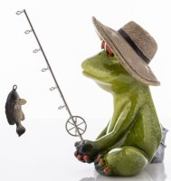 Keramikfrosch - Fischer