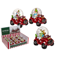 Schneeball - St. Nikolaus im Auto