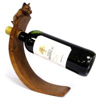 Weinregal aus Holz - Delphin