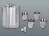 Set BLACK Spritzflasche 240 ml + 4 Stück 35 ml Stempelflaschen