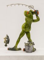 Keramikfrosch - Fischer