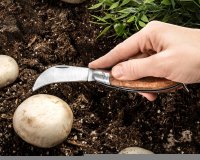 Garten- und Pilzmesser mit Sichelform