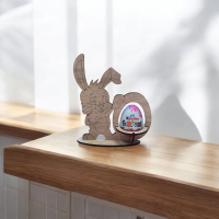 Deko Hase mit Eierständer