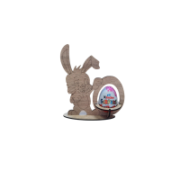 Deko Hase mit Eierständer