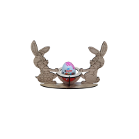 Hasen Deko mit Eierständer