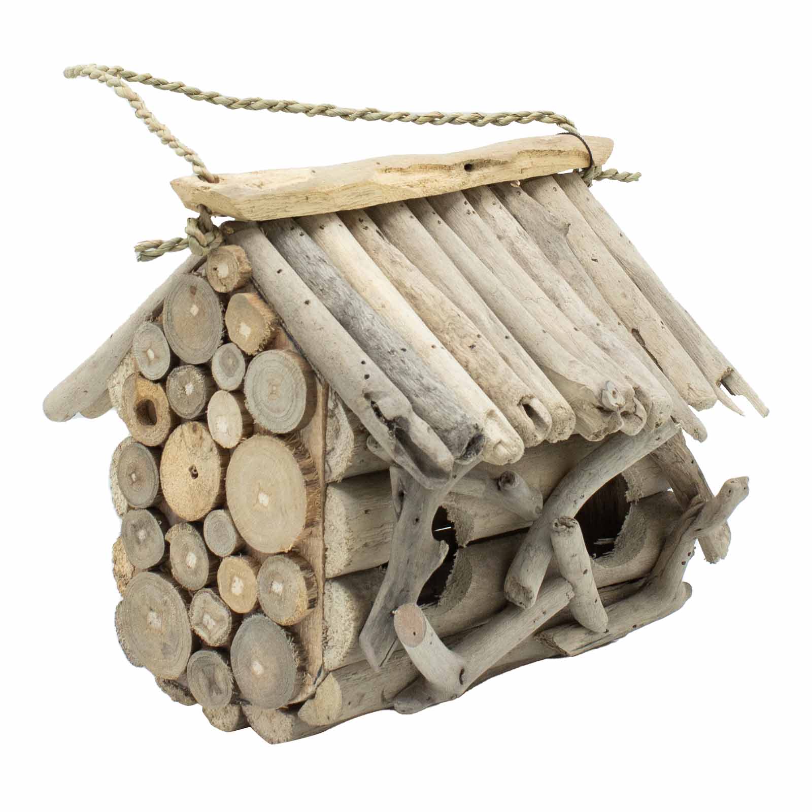 Vogelhaus aus Treibholz - klein