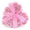 Satz mit 24 Seifenblüten - Rosa Rose