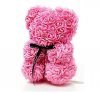 Teddybär aus Rosen - rosa 22 cm