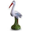 Keramische Gartenstatue - Storch