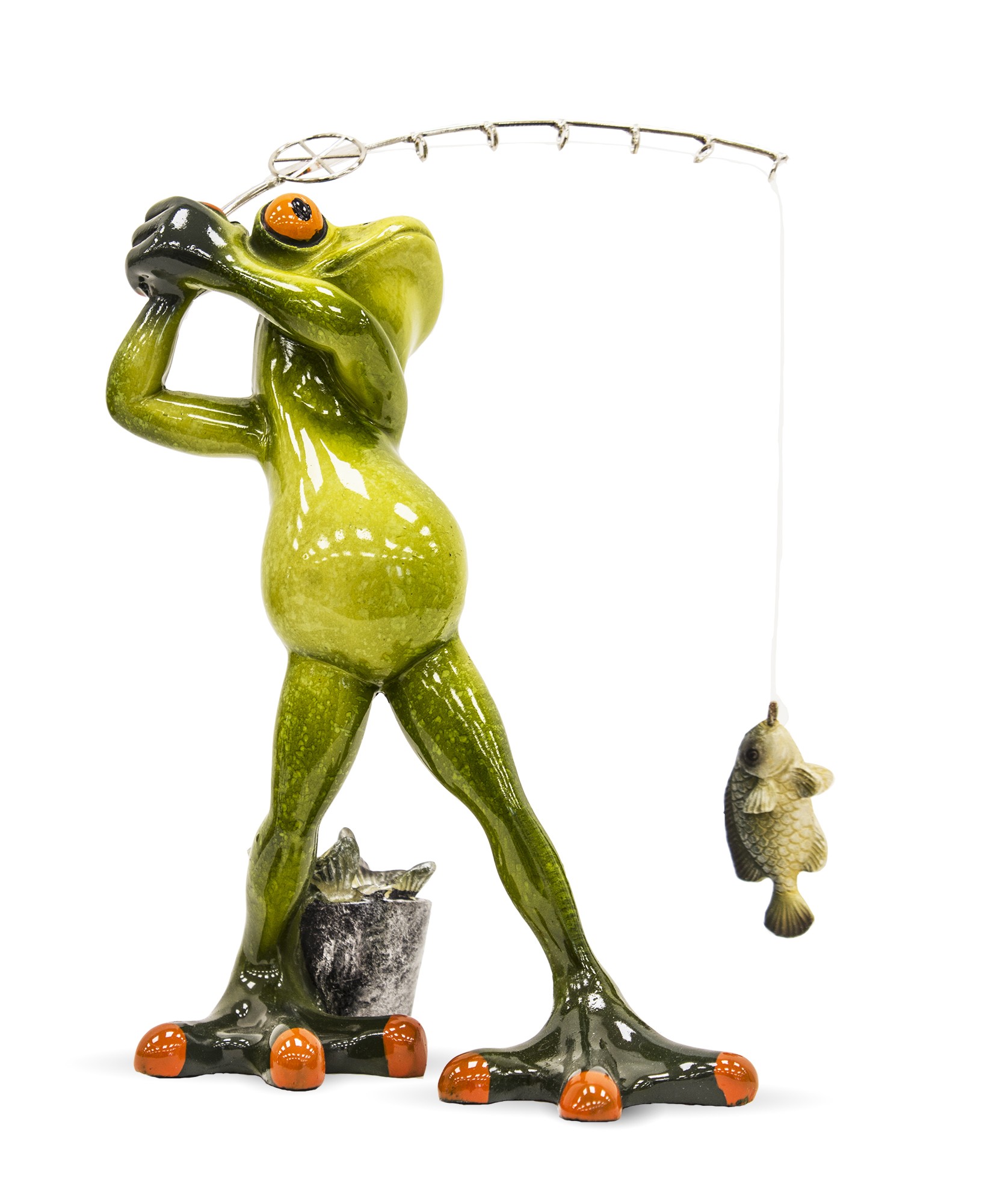 Keramikfrosch - Fischer